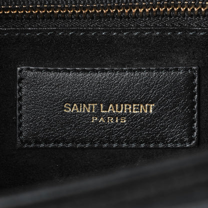 Saint Laurent Calfskin Classic Y Satchel Black 6 of 7