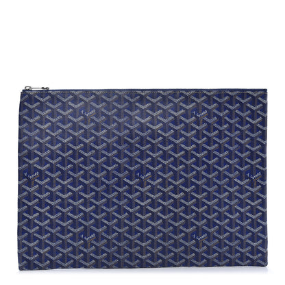 Goyard Goyardine Senat Pochette GM Navy 1 of 9