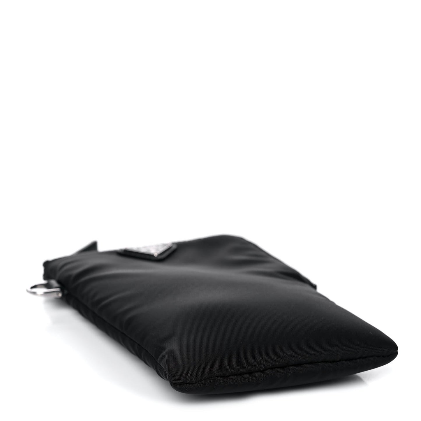 Tessuto Re-Nylon Double Pouch Black