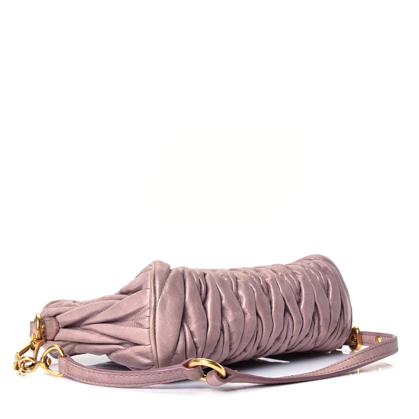 Vitello Lux Matelasse Shoulder Bag Loto