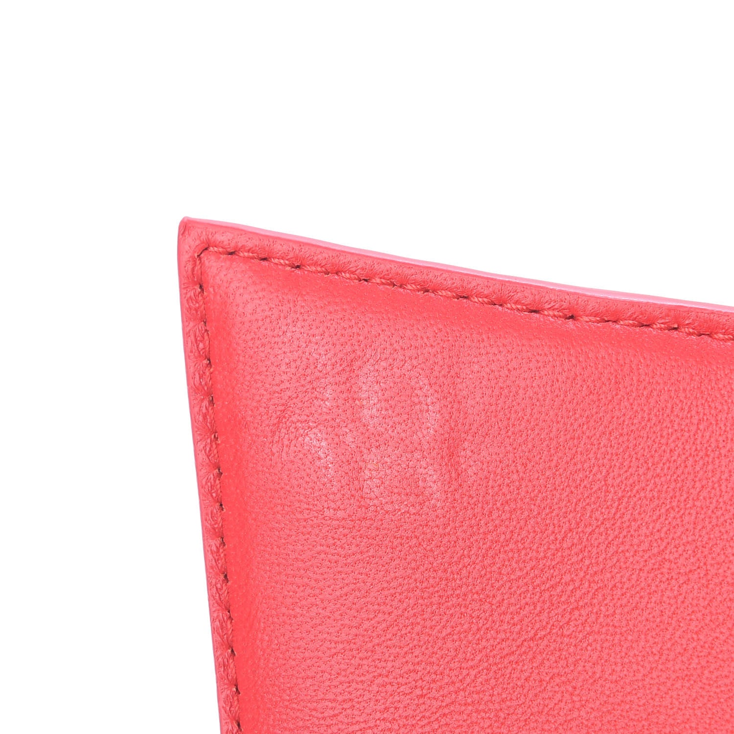Balenciaga Shiny Calfskin Tonal B Crocodile Embossed Small Hourglass Top Handle Bag Bright Red 13 of 13