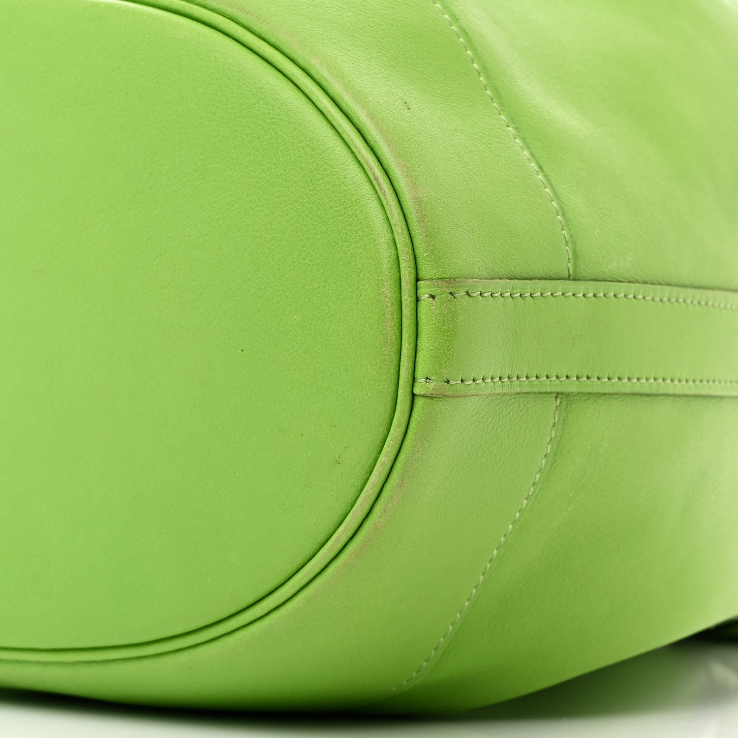 Hermes Veau Gulliver Market Drawstring Bag 28 Granny 9 of 16