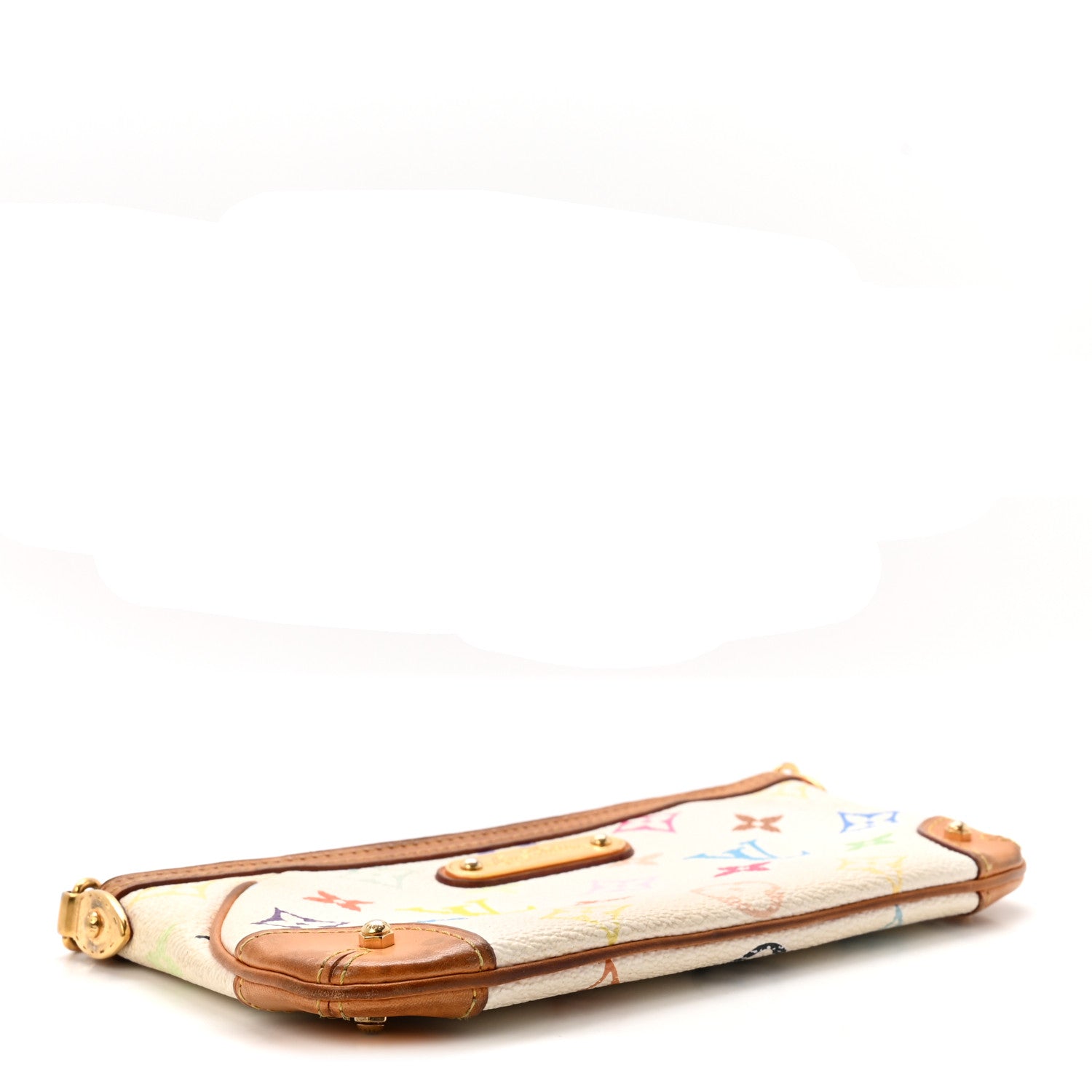 Louis Vuitton Monogram Multicolor Pochette Milla MM White 5 of 10