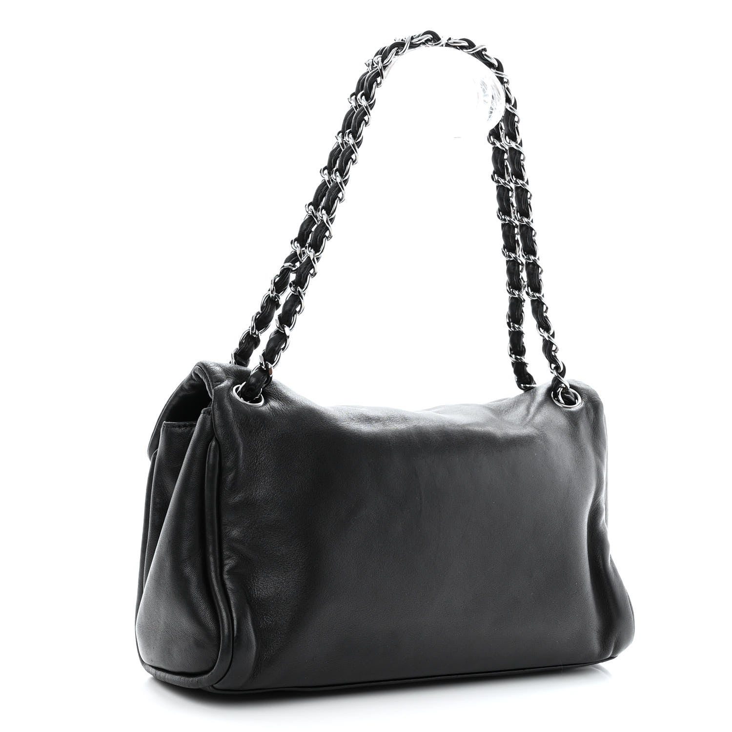 Chanel Lambskin Jumbo Mademoiselle Double Flap Black 3 of 11