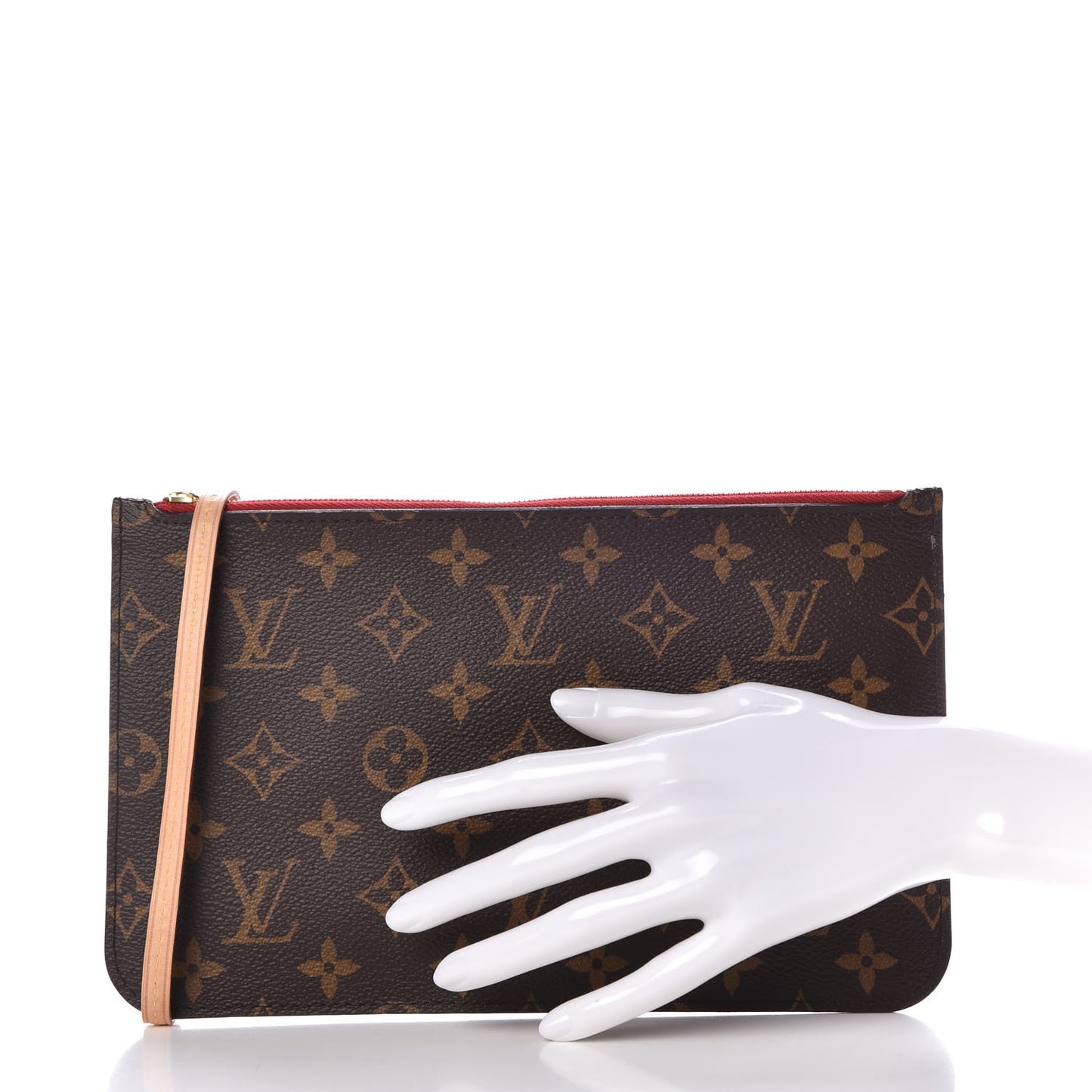 Monogram Neverfull MM GM Pochette Cherry