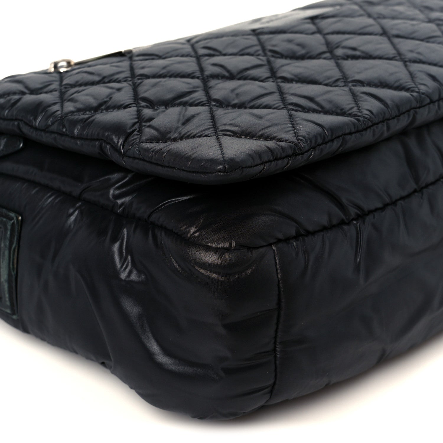 Chanel Nylon Coco Cocoon Messenger Bag Black 9 of 11