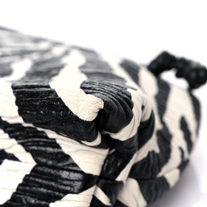 Bottega Veneta Nappa BV Trine Clutch Zebra 10 of 12