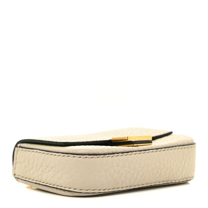 Fendi Cuoio Romano Micro Baguette Charm Latte 4 of 13