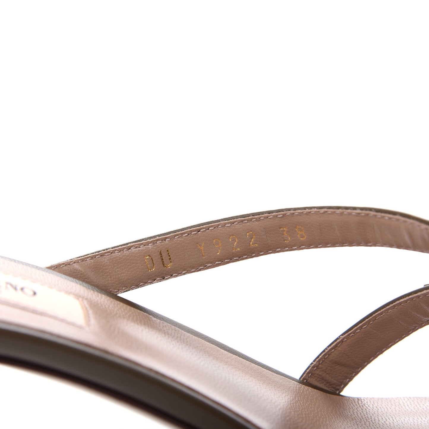 Nappa Rockstud 60mm Slide Sandals 38 Lichen