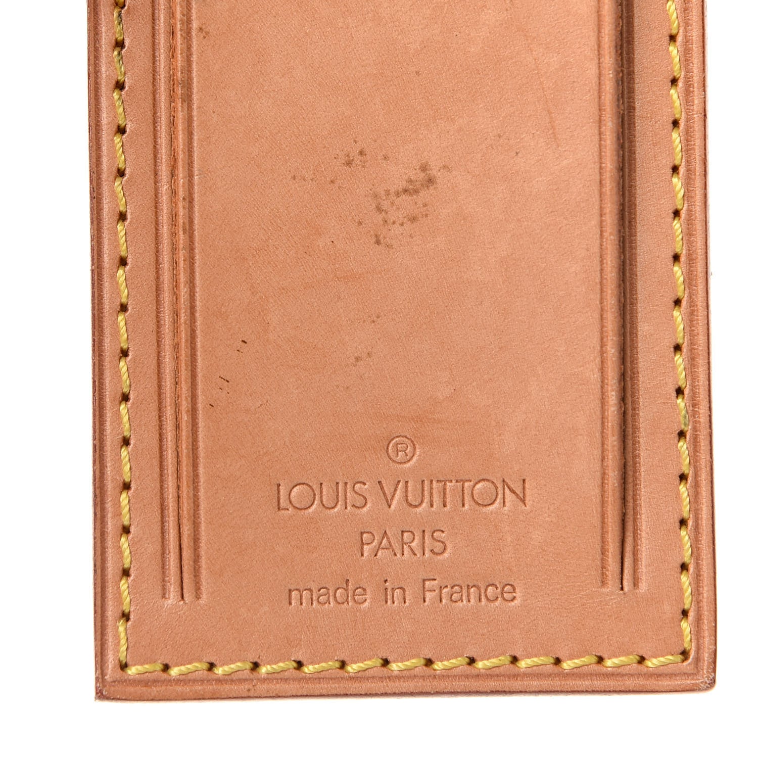 Louis Vuitton Vachetta Luggage Tag 3 of 4