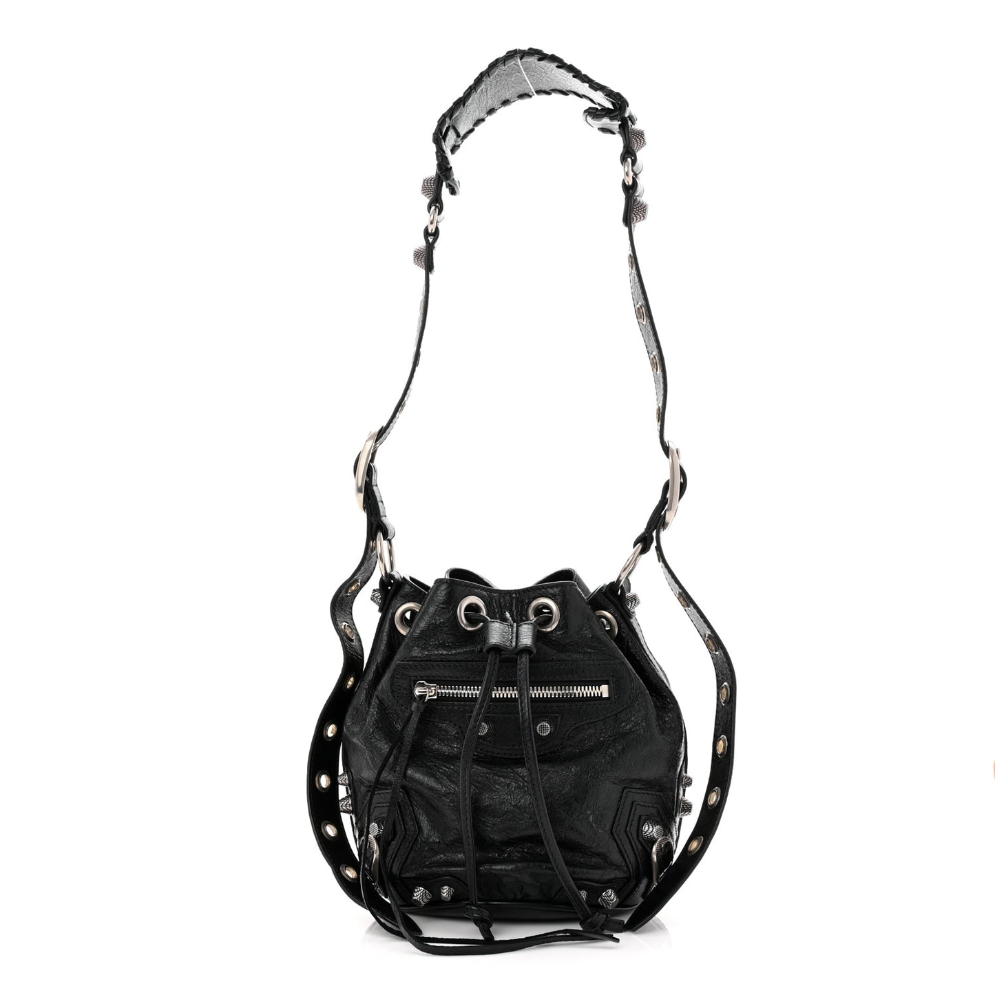 Agneau Arena Le Cagole Bucket Bag XS Black