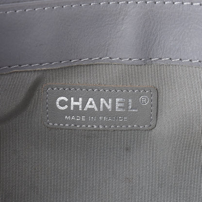 Chanel Calfskin New Medium Boy Reverso Flap Light Grey 6 of 10
