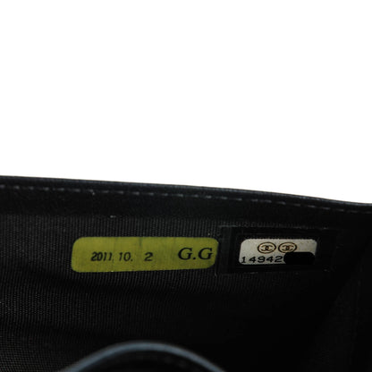 Chanel Caviar Sevruga Yen Wallet Black 9 of 9