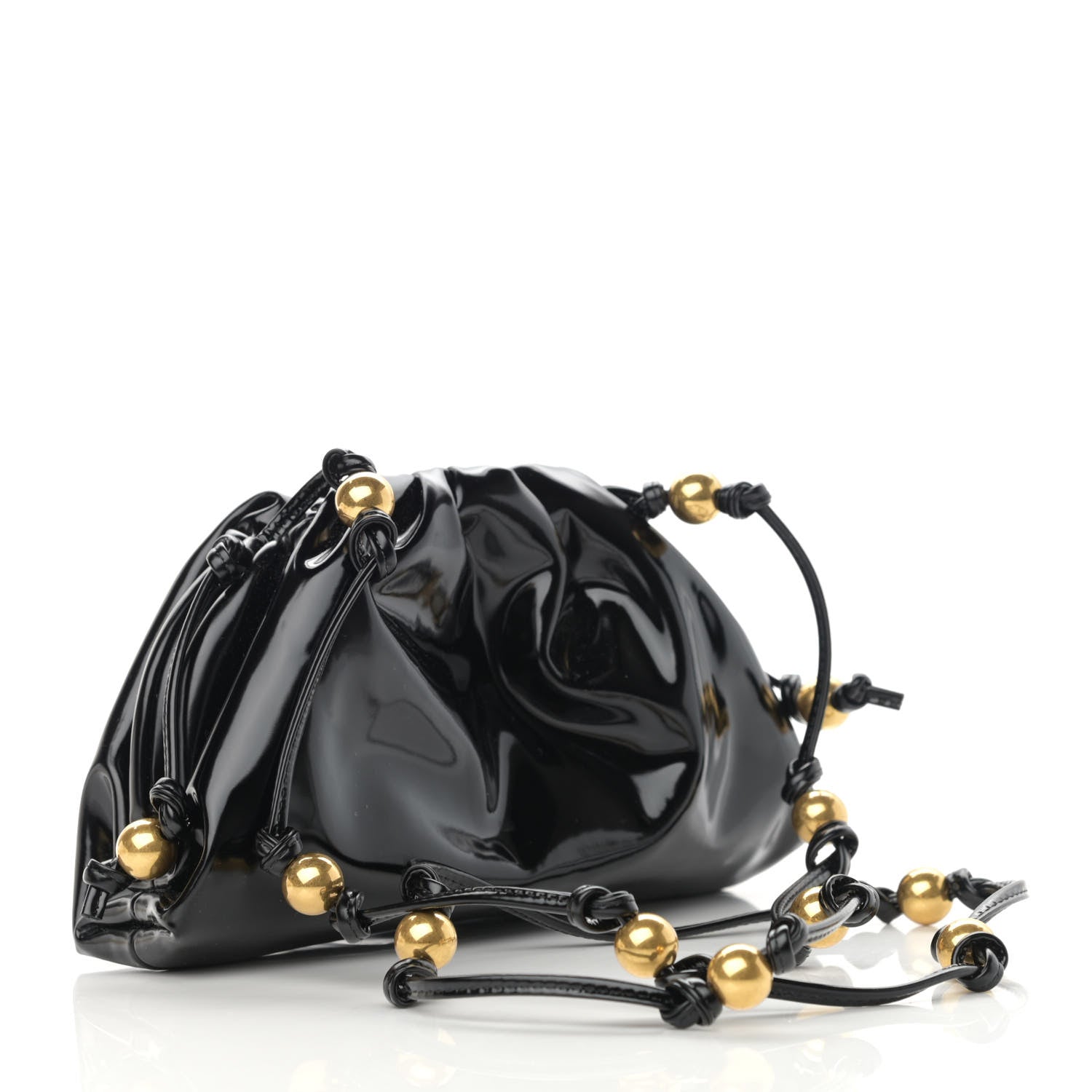 Bottega Veneta Brushed Calfskin The Mini Pouch Black 3 of 10