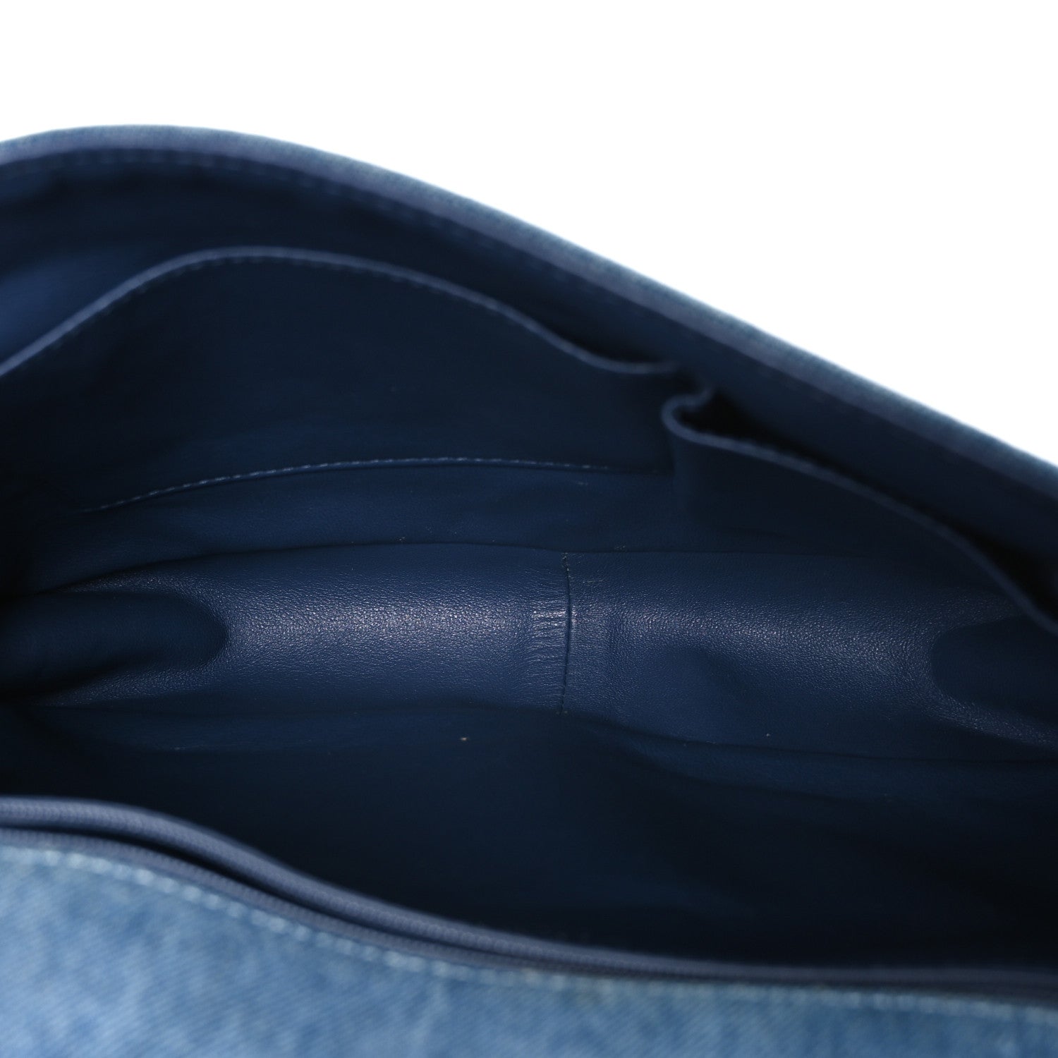 Chanel Denim Quilted Large Boy Flap Blue 4 of 9