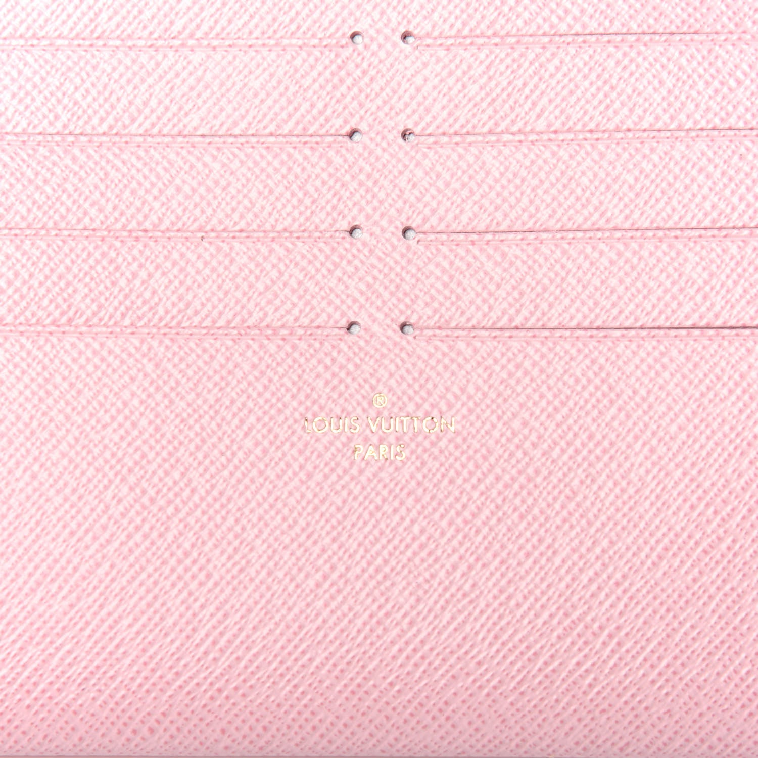 Louis Vuitton Damier Azur Pochette Felicie Chain Wallet Rose Ballerine 15 of 17