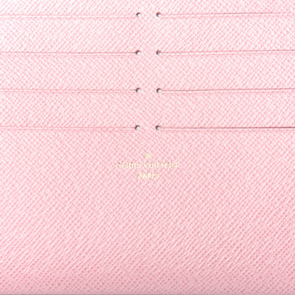 Louis Vuitton Damier Azur Pochette Felicie Chain Wallet Rose Ballerine 15 of 17