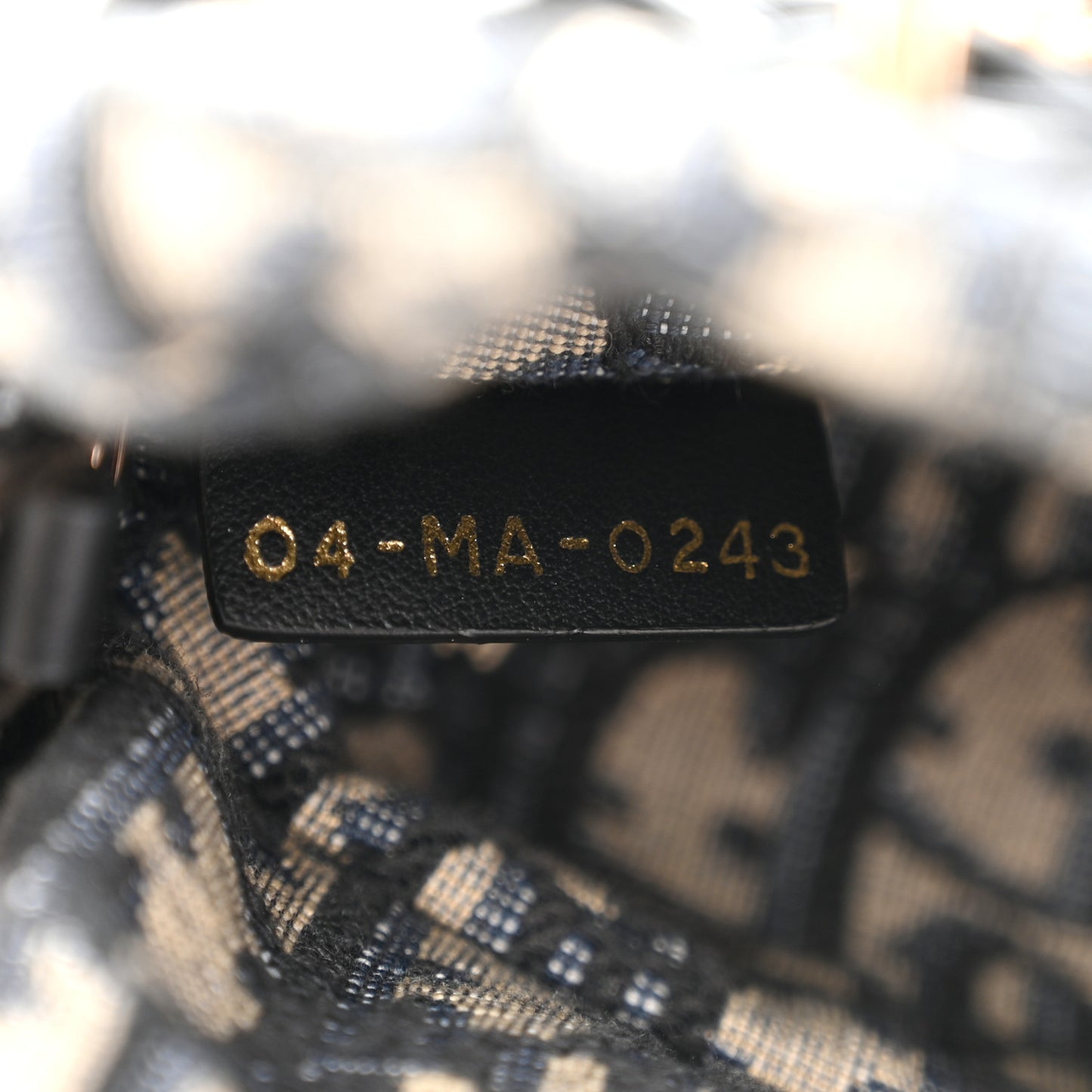 Wicker Oblique Micro Lady D-Joy Bag Natural Black