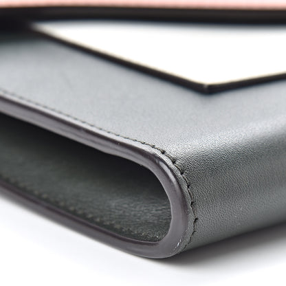 Celine Shiny Calfskin Clutch On A Chain Multicolor 9 of 14