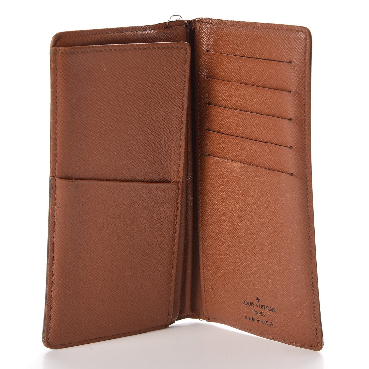 Louis Vuitton Monogram Porte Valeurs Checkbook Wallet 5 of 13