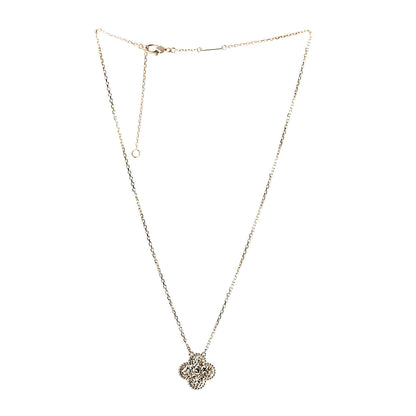 Van Cleef & Arpels 18K Yellow Gold Vintage Alhambra Pendant Necklace 3 of 8