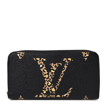 Louis Vuitton Monogram Giant Jungle Zippy Wallet Black 1 of 6