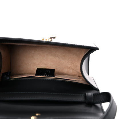 Gucci Calfskin Mini Sylvie Top Handle Bag Black 6 of 12