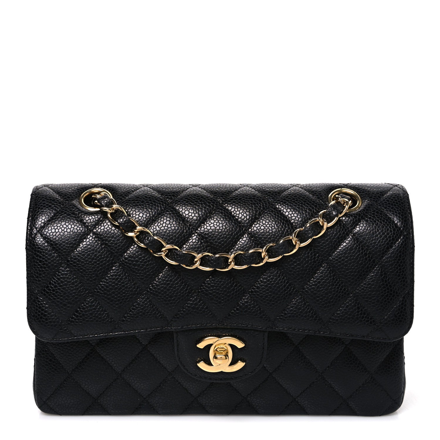 Chanel Caviar Quilted Small Double Flap Black 1 of 10