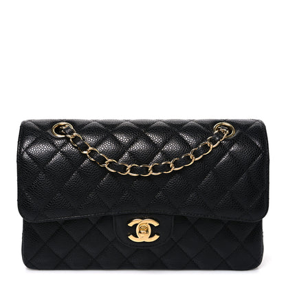 Chanel Caviar Quilted Small Double Flap Black 1 of 10
