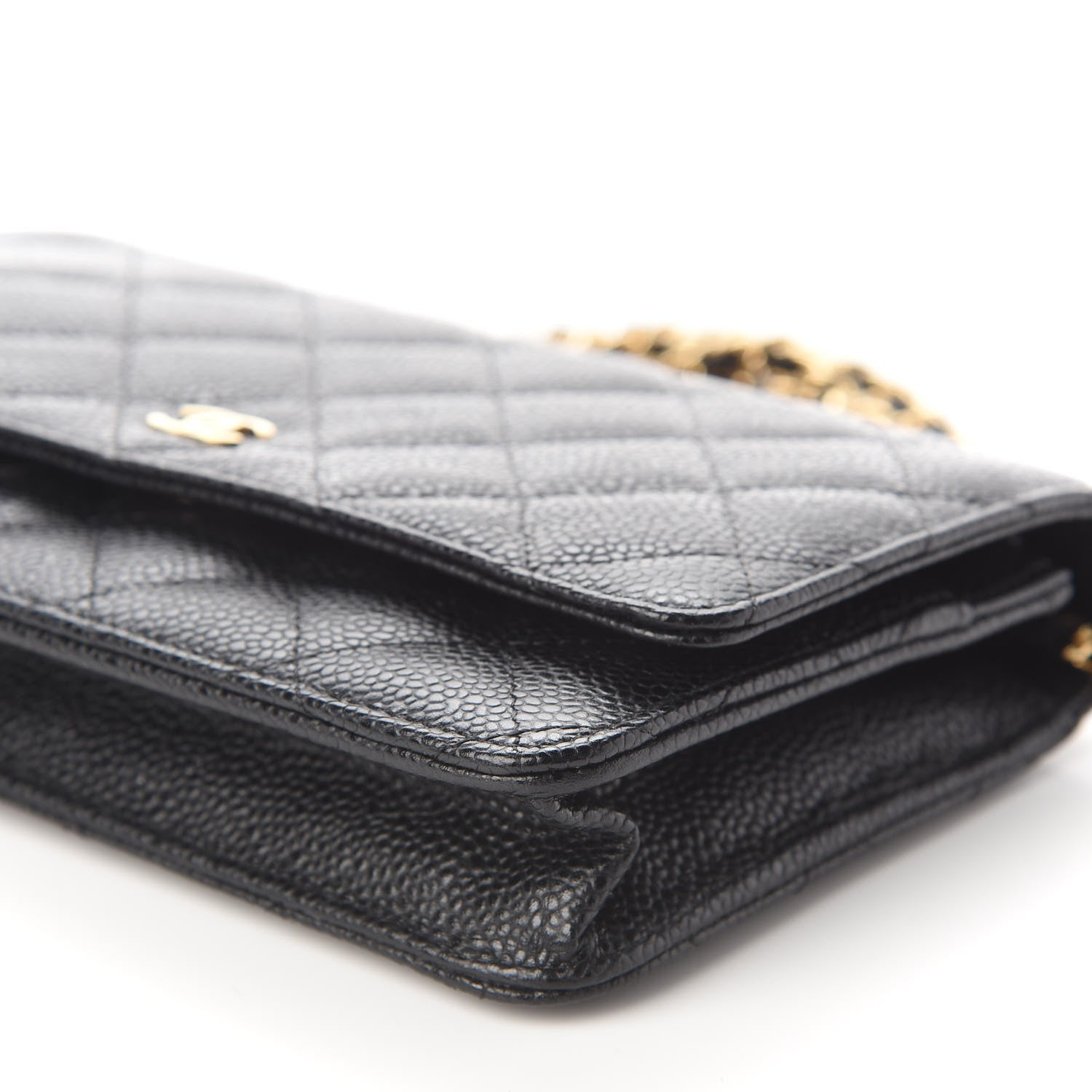 Chanel Caviar Quilted Wallet On Chain WOC Black 10 of 10