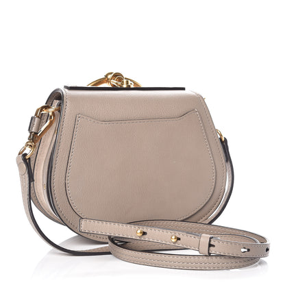 Chloe Calfskin Suede Small Nile Bracelet Bag Motty Grey 3 of 9