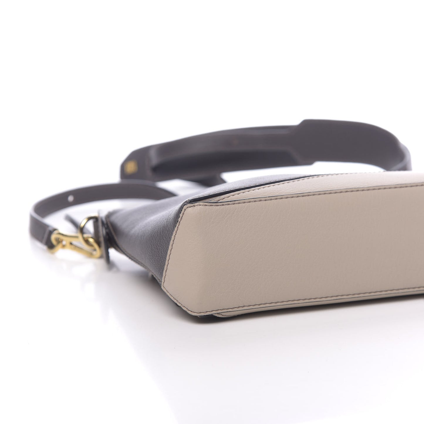 Calfskin Mini Puzzle Bag Mink Taupe