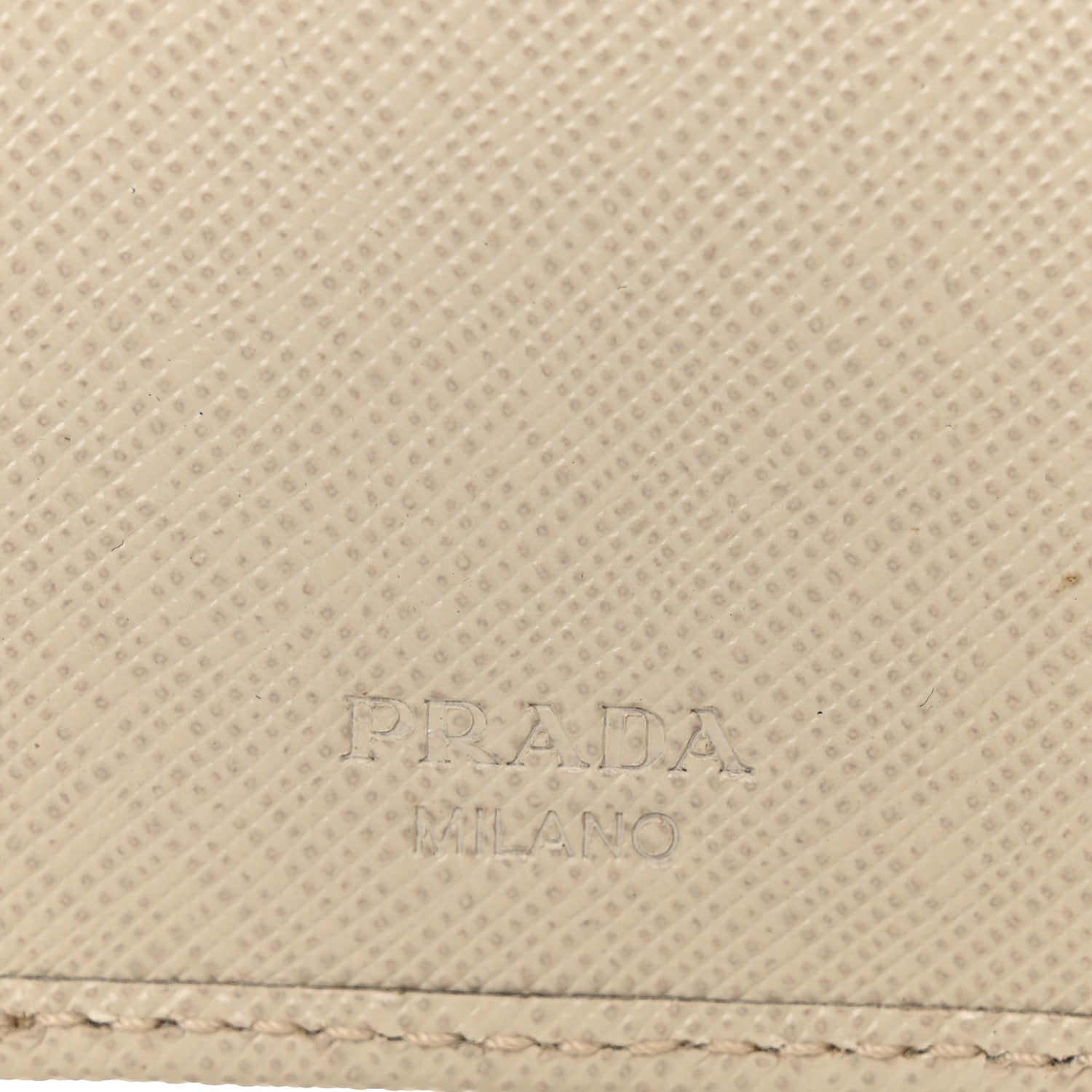 Prada Saffiano Fiocco 6 Key Holder Talco 6 of 6