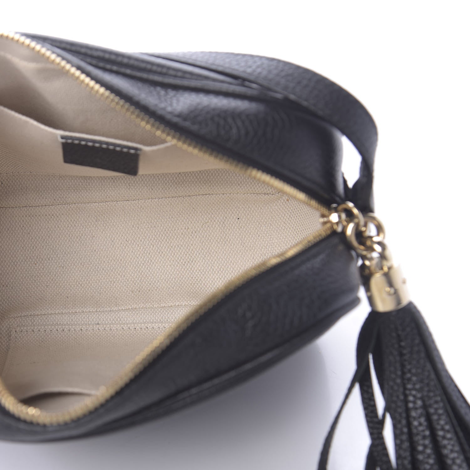 Gucci Pebbled Calfskin Small Soho Disco Bag Black 4 of 9