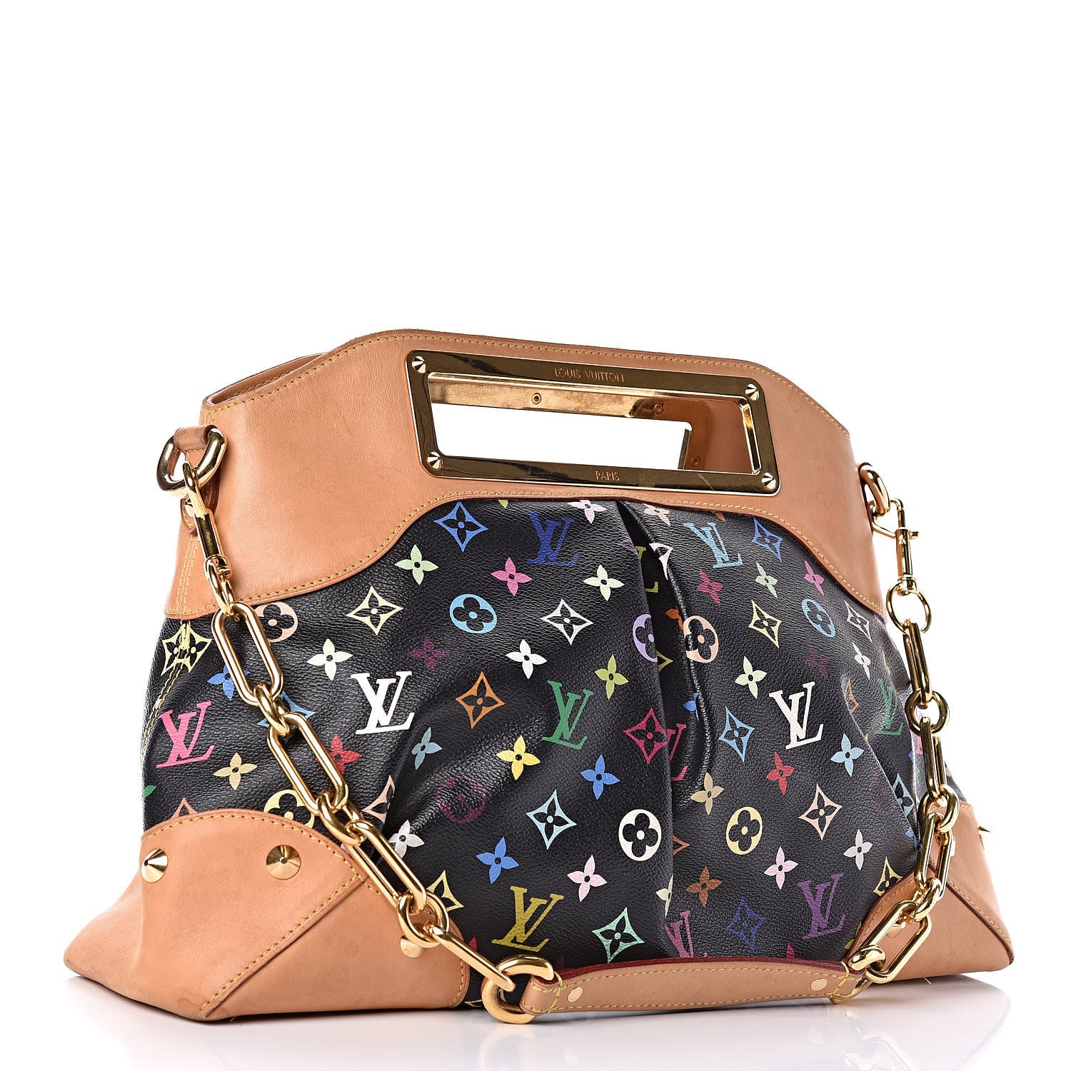 Louis Vuitton Monogram Multicolor Judy GM Black 3 of 13