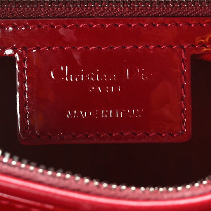 Christian Dior Patent Cannage Medium Lady Dior Red 5 of 8