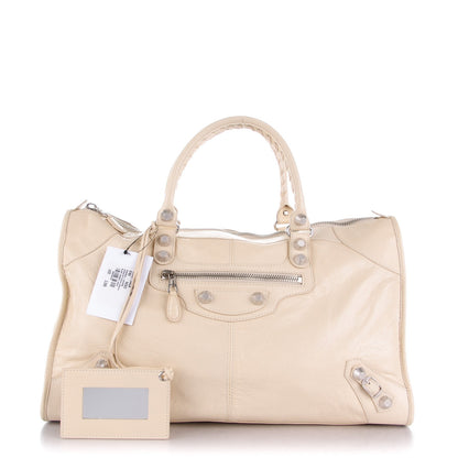 Balenciaga Agneau Arena Giant 12 Silver Hardware Work Blanc Creme Light Craie 1 of 7