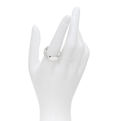 Tiffany Sterling Silver 1837 Makers Medium Slice Ring 58 8.5 2 of 5
