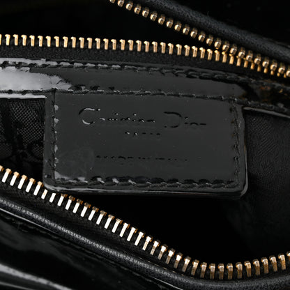 Christian Dior Patent Cannage Large Lady Dior Black 5 of 11