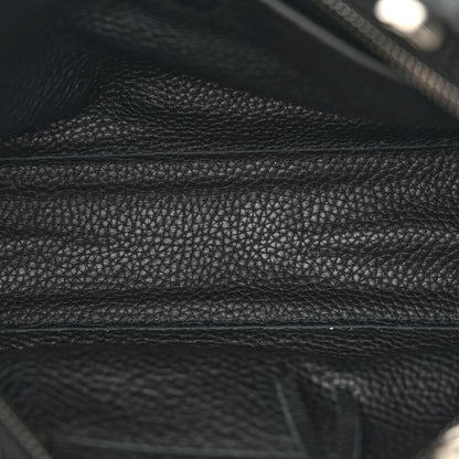Balenciaga Veau Grana Perforated Blackout Hardware Nano City Black 5 of 11