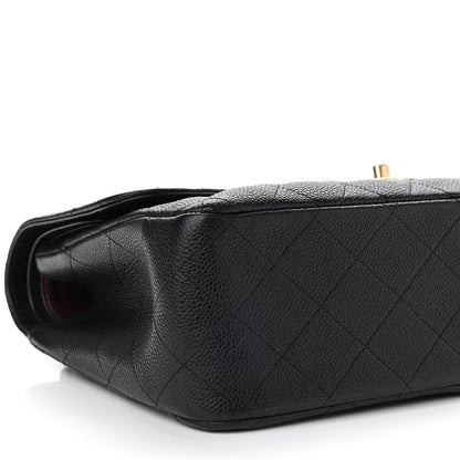 Chanel Caviar Quilted Jumbo Double Flap Black 7 of 8