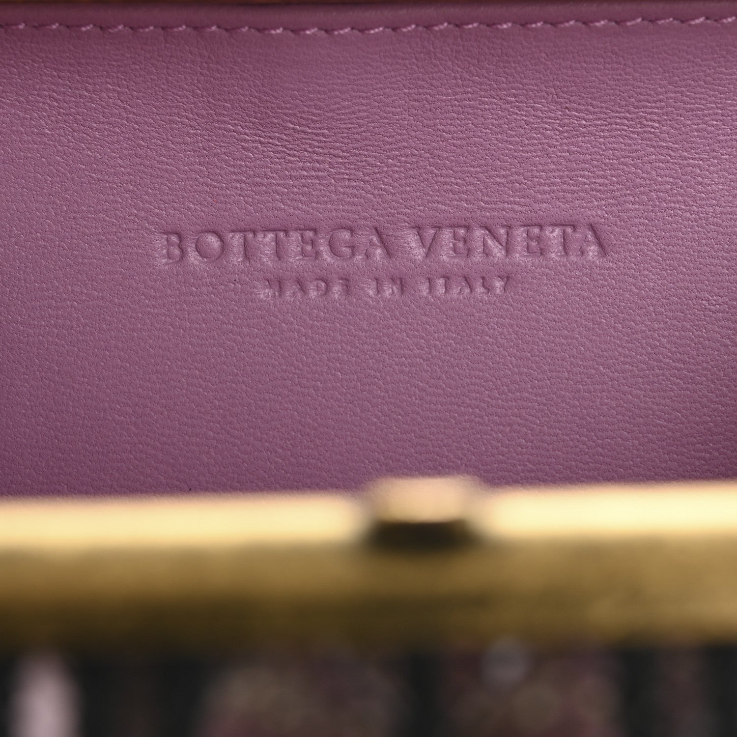 Bottega Veneta Nappa Intreccio Ayers Knot Clutch Twilight 6 of 10