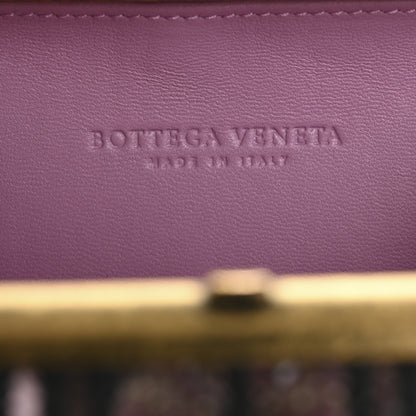 Bottega Veneta Nappa Intreccio Ayers Knot Clutch Twilight 6 of 10