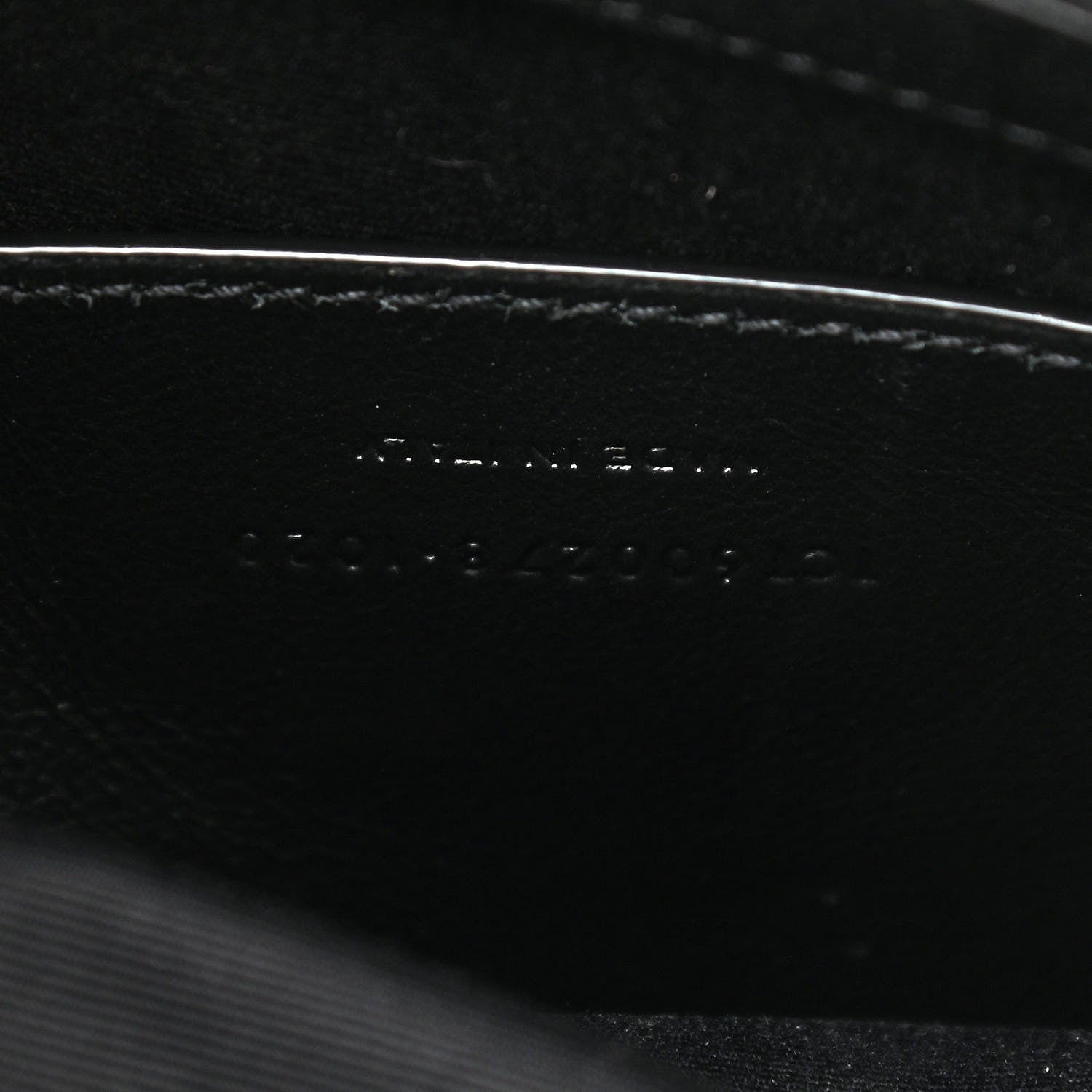 Saint Laurent Sheepskin Matelasse Chevron Monogram Large College Satchel Black 7 of 11