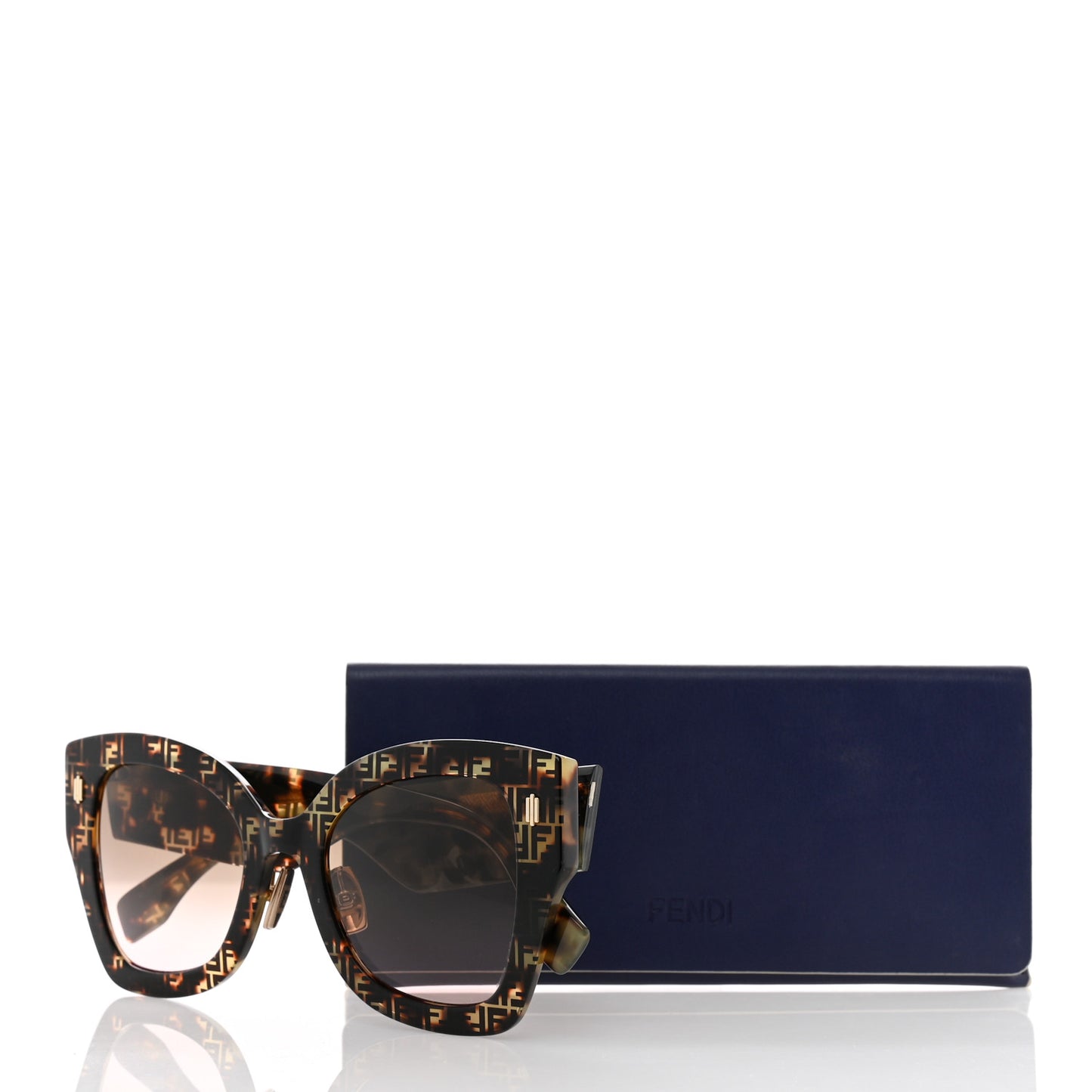 Acetate Fendi Roma Sunglasses FF 0452/F/S Havana