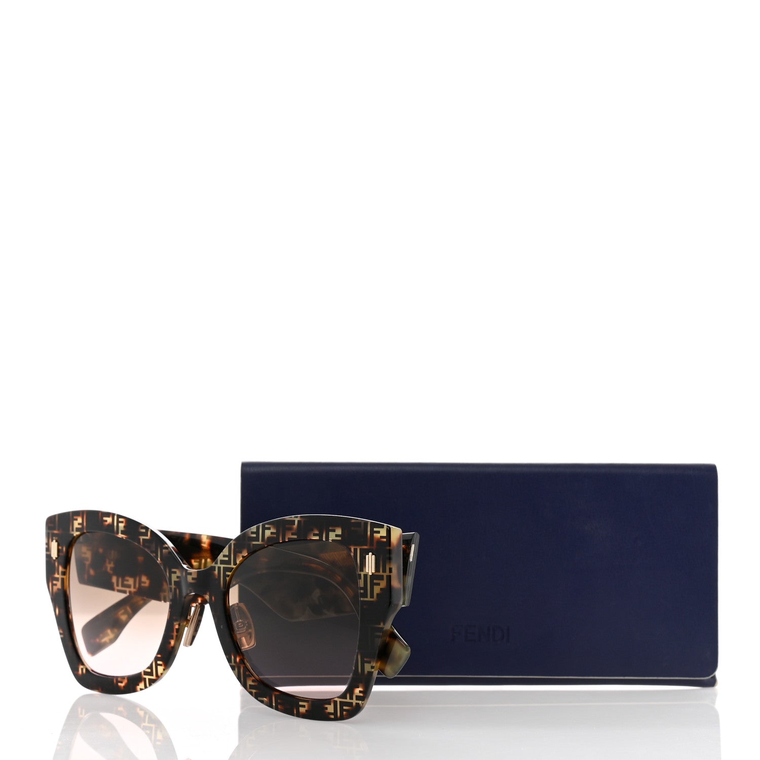 Fendi Acetate Fendi Roma Sunglasses FF 0452/F/S Havana 8 of 8