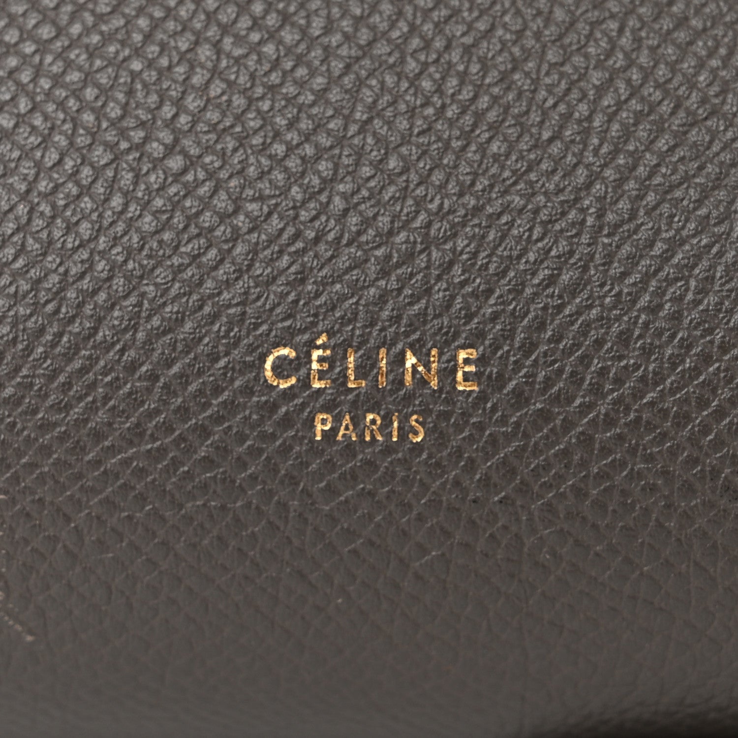 Celine Grained Calfskin Mini Belt Bag Grey 6 of 10