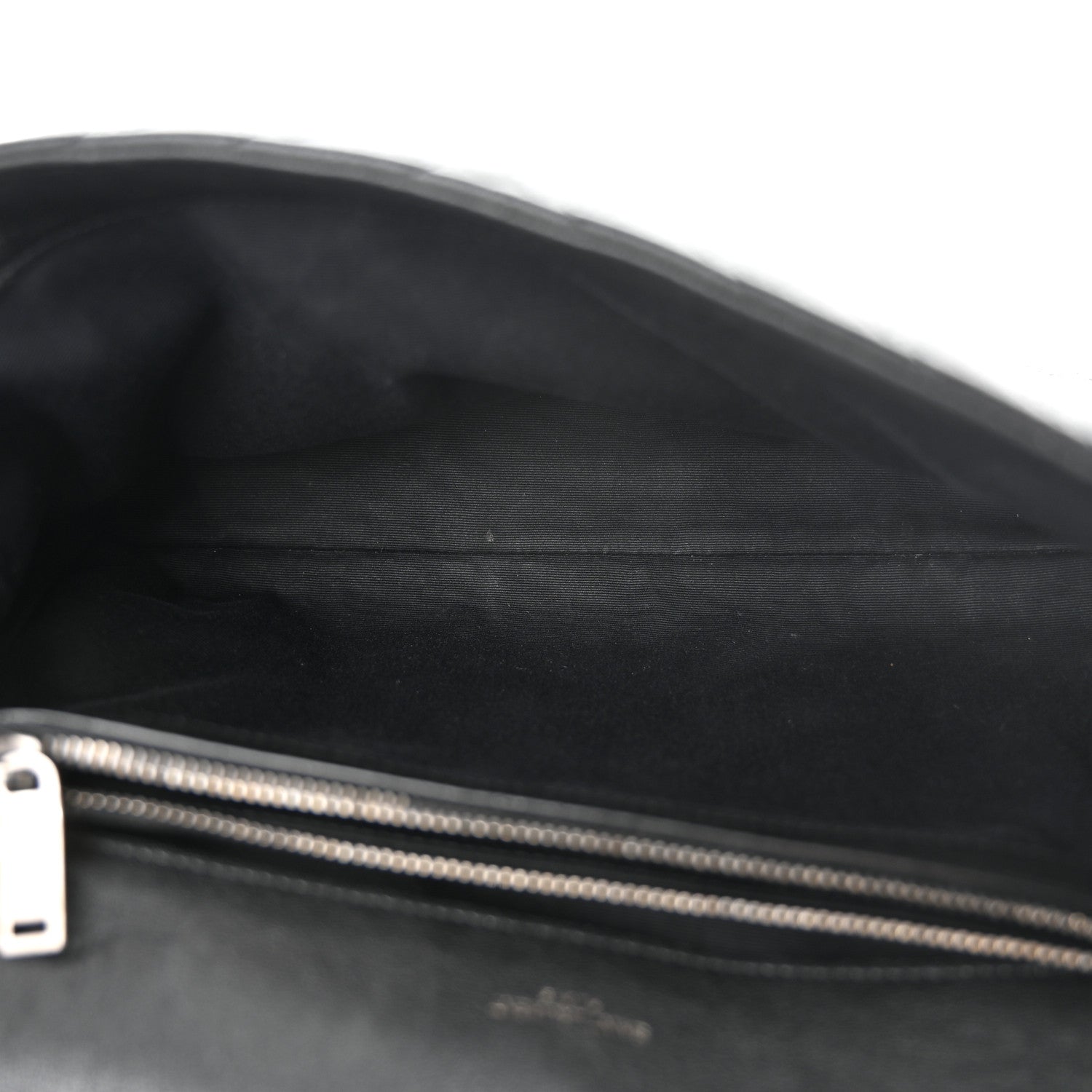 Saint Laurent Sheepskin Matelasse Chevron Monogram Large College Satchel Black 5 of 15