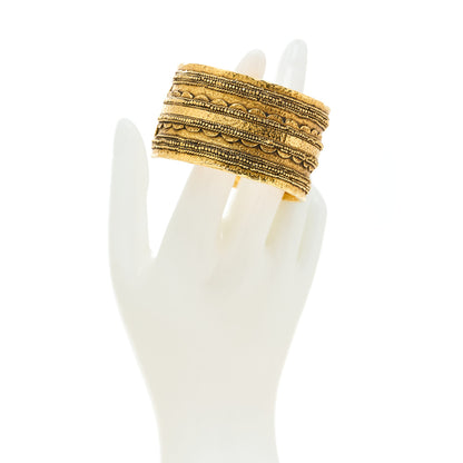 Chanel Baroque Bracelet Gold 2 of 4