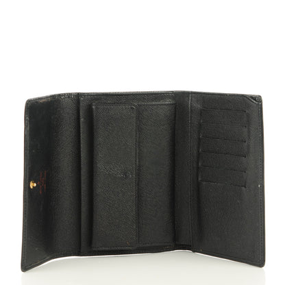 Louis Vuitton Epi Porte Tresor Etui Papiers Wallet Black 8 of 8